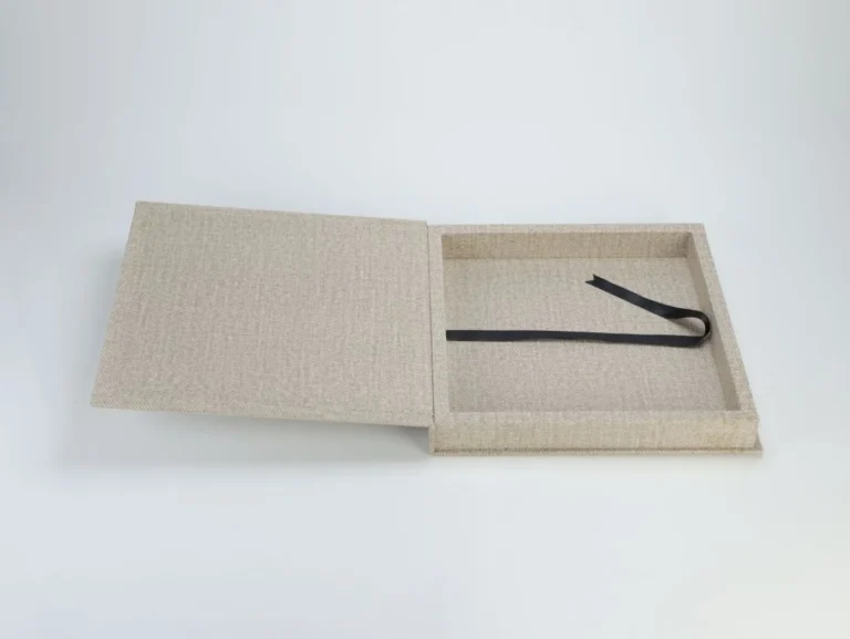 Estojo Tecido - Bege - aberto sem album