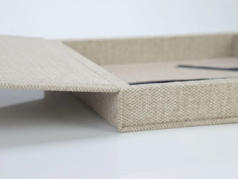 Estojo Tecido - Bege - detalhe