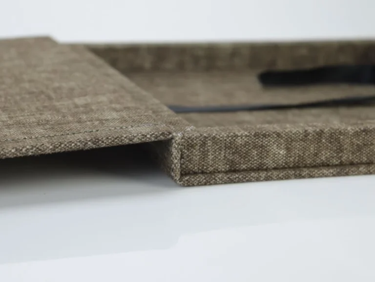 Estojo Tecido - Marrom - detalhe