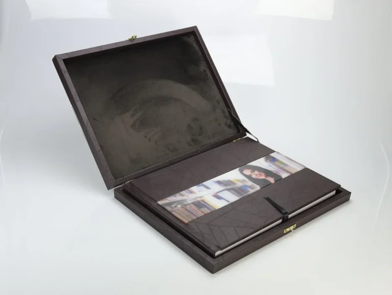 Maleta - aberto com album