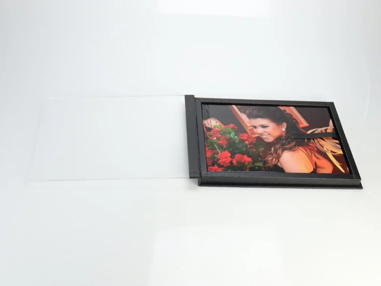 Tampa Acrilica - aberto com album amplo