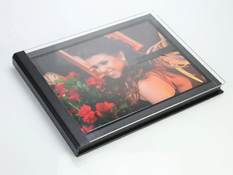 Tampa Acrilica - fechado amplo com album